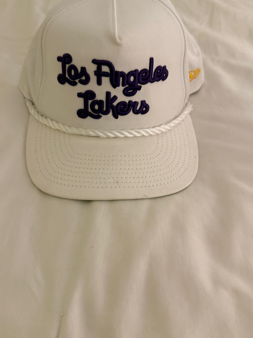 New Era Kids Bottoms White with Black Trim